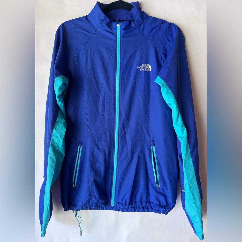 WOMENS THE NORTH FACE WINDBREAKER JACKET BLUE size Small
